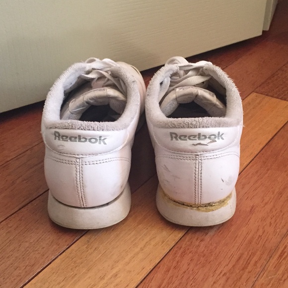 VINTAGE LEATHER REEBOK PRINCESS SNEAKERS - Picture 5 of 6
